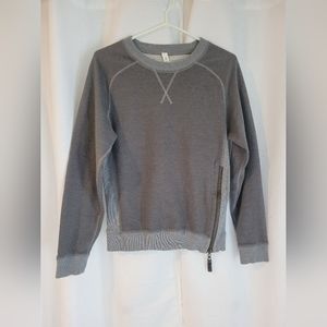 LULULEMON Retails 118.00 City Sweat Crew Neck Sz Small Side Zipper